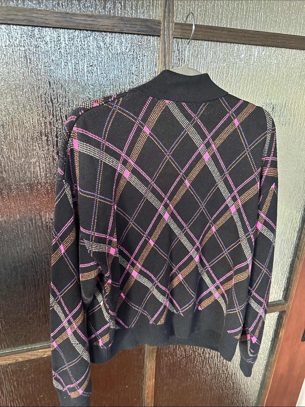 Untitled in Motion Plaid Knit Polo Sweater Sz M. - Picture 12 of 12